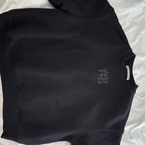 Alexander Wang Black Crewneck Sweater